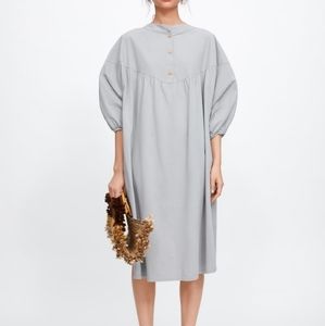 ZARA puffy sleeve dress size S